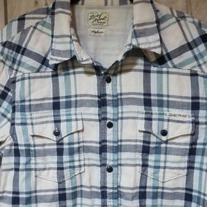 Lucky Brand mens Medium LS button down shirt